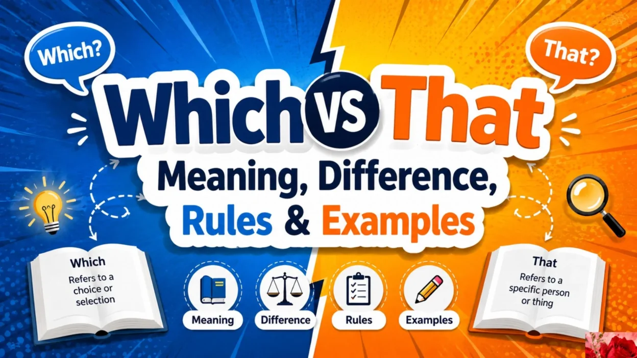 Which vs That Meaning, Difference, Rules & Examples