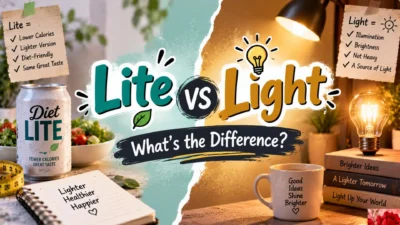 Lite vs Light: What's the Difference?