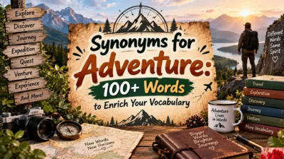 Synonyms for Adventure 100+ Words to Enrich Your Vocabulary