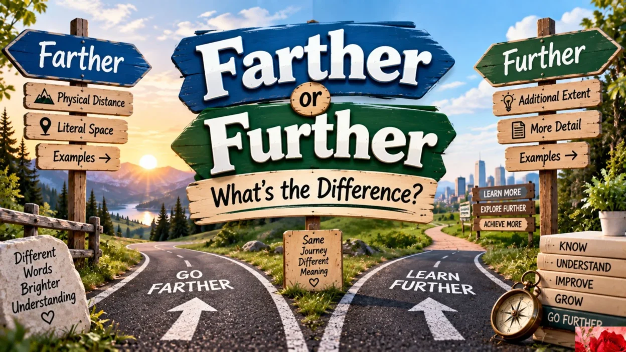 Farther or Further: What's the Difference?