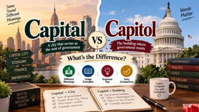 Capital vs Capitol: What's the Difference?